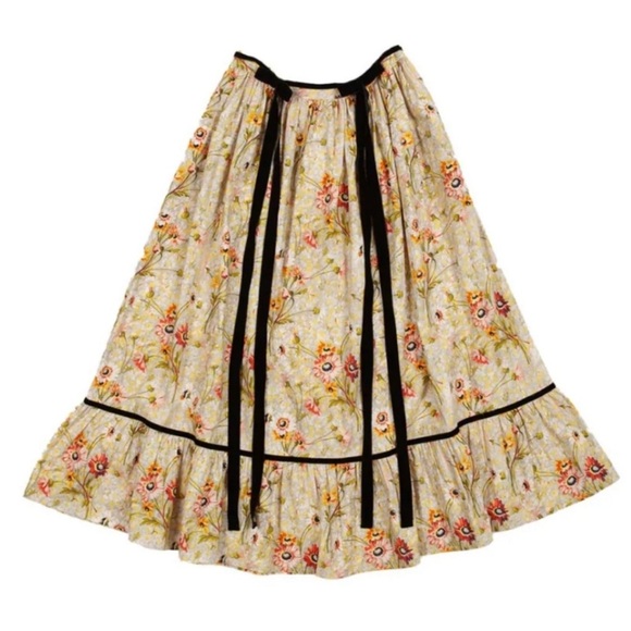 NWOT Batsheva x Laura Ashley Plus Sz 14 Kipp Skirt in Witton Floral - Picture 3 of 9